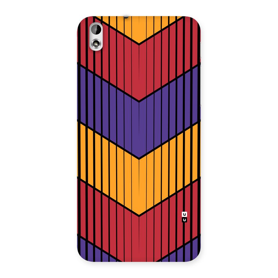 Angular Stripes Back Case for Desire 816