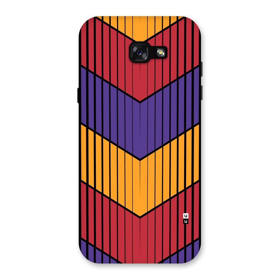 Angular Stripes Back Case for Galaxy A7 (2017)