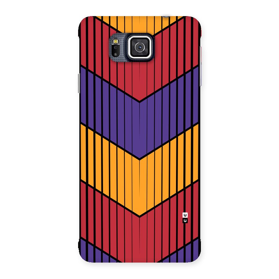 Angular Stripes Back Case for Galaxy Alpha