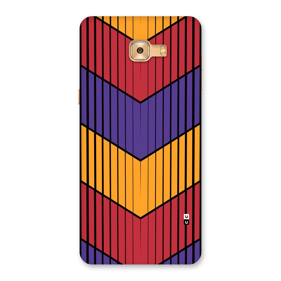 Angular Stripes Back Case for Galaxy C9 Pro