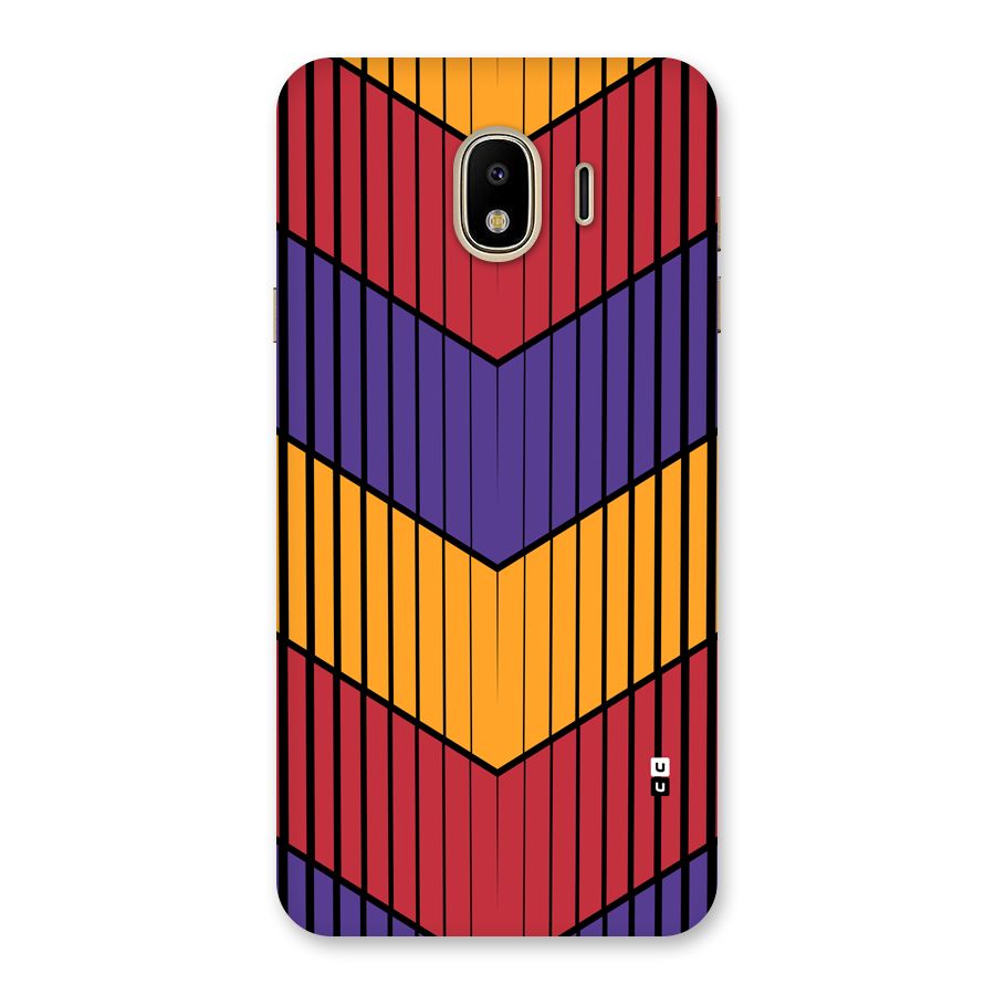 Angular Stripes Back Case for Galaxy J4