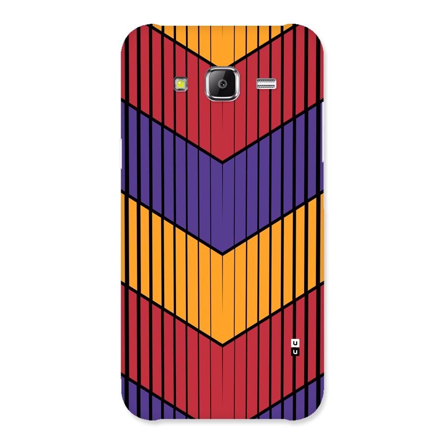Angular Stripes Back Case for Galaxy J5
