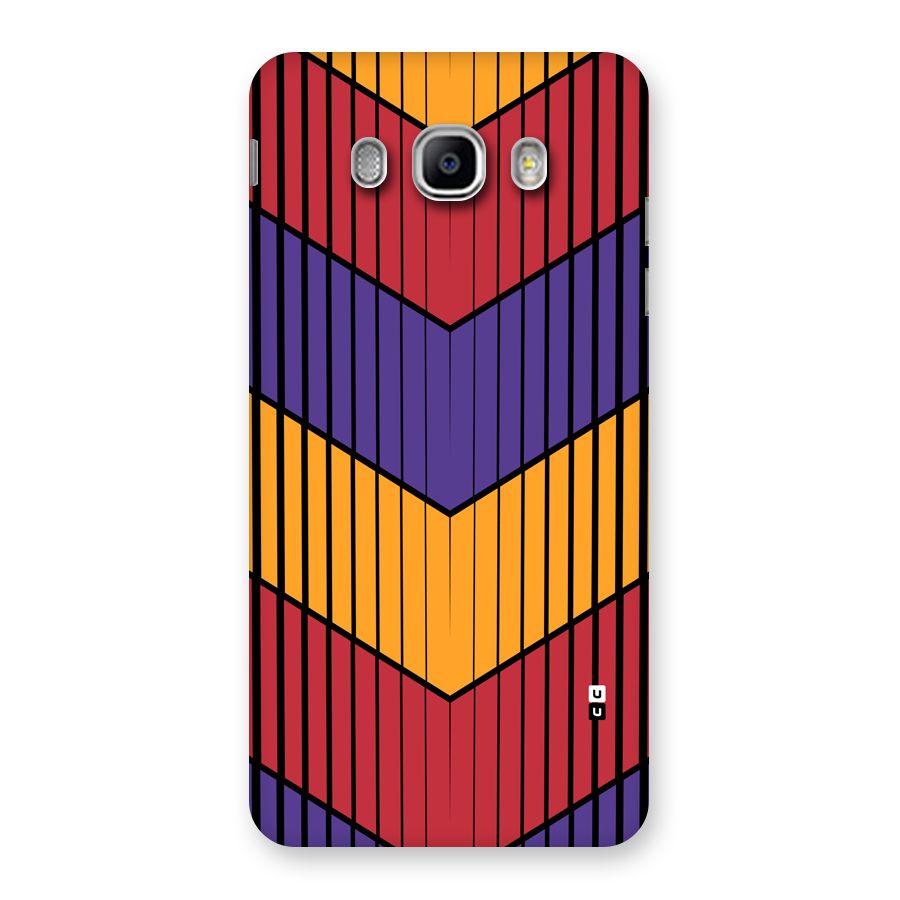 Angular Stripes Back Case for Galaxy J5 2016