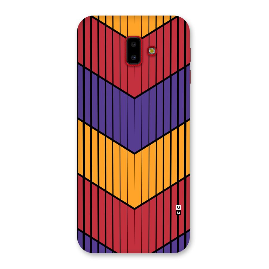 Angular Stripes Back Case for Galaxy J6 Plus