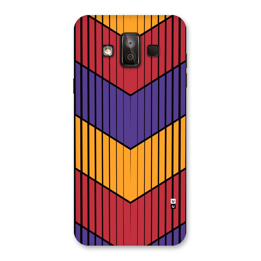Angular Stripes Back Case for Galaxy J7 Duo