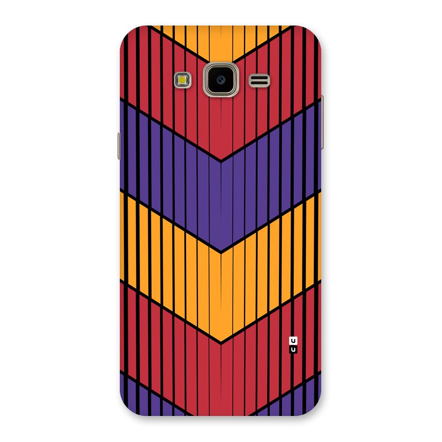 Angular Stripes Back Case for Galaxy J7 Nxt
