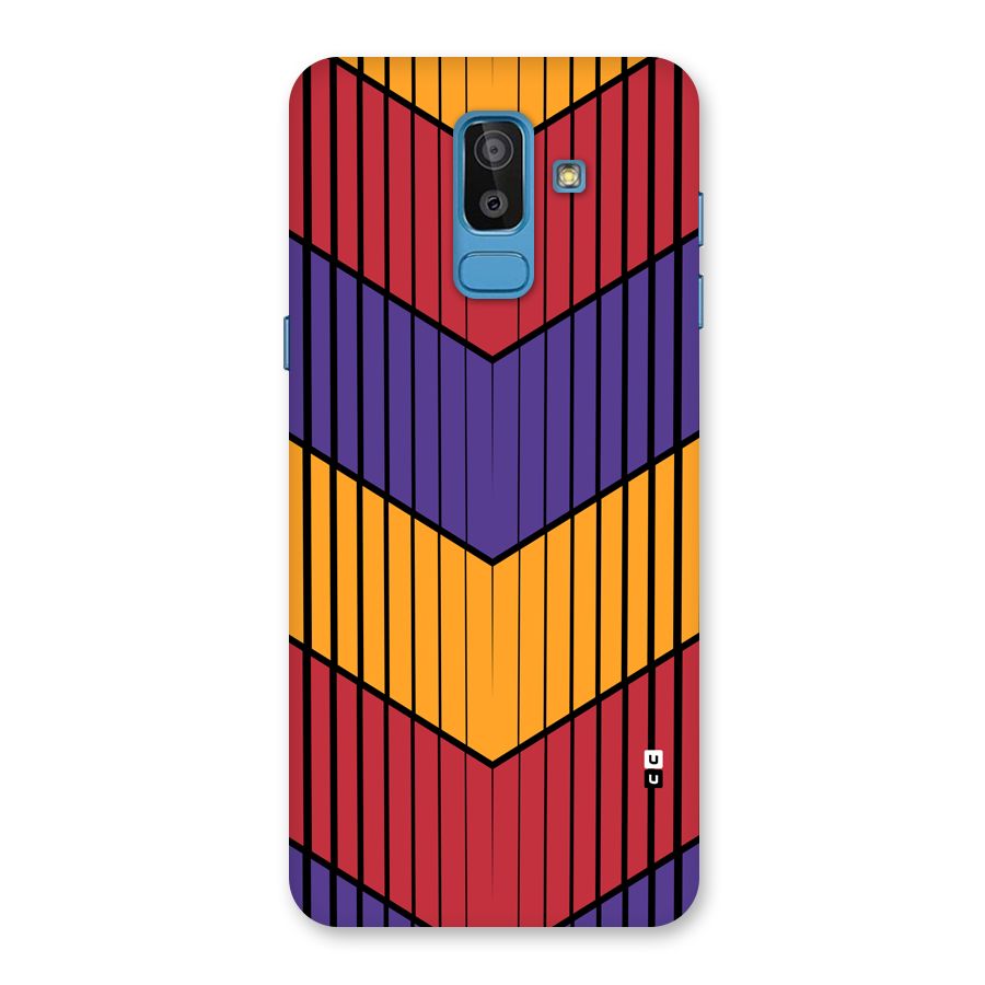 Angular Stripes Back Case for Galaxy J8