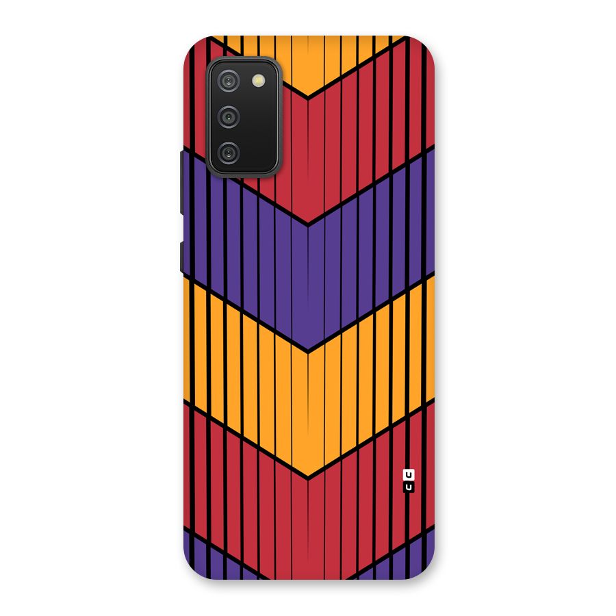 Angular Stripes Back Case for Galaxy M02s