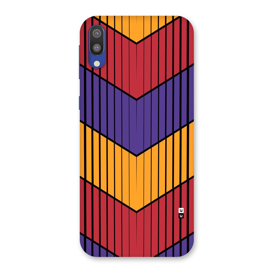 Angular Stripes Back Case for Galaxy M10