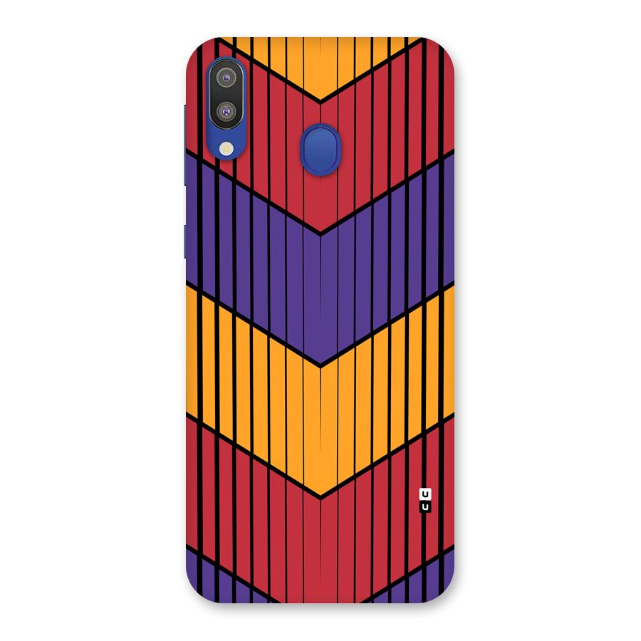 Angular Stripes Back Case for Galaxy M20