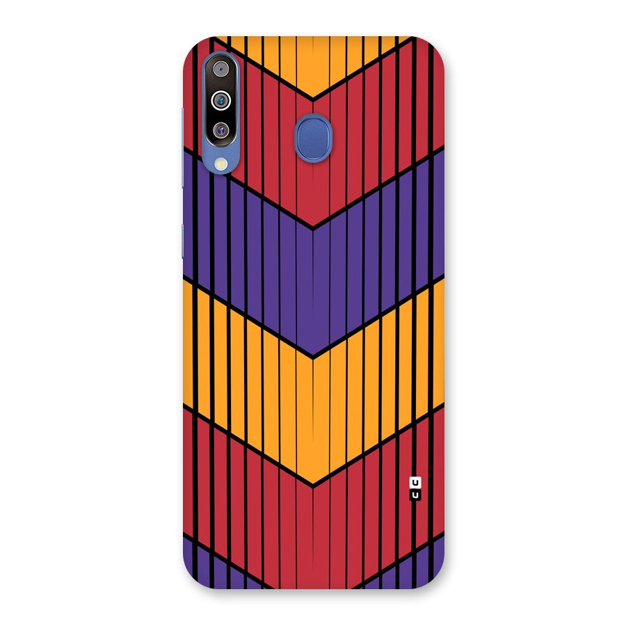 Angular Stripes Back Case for Galaxy M30