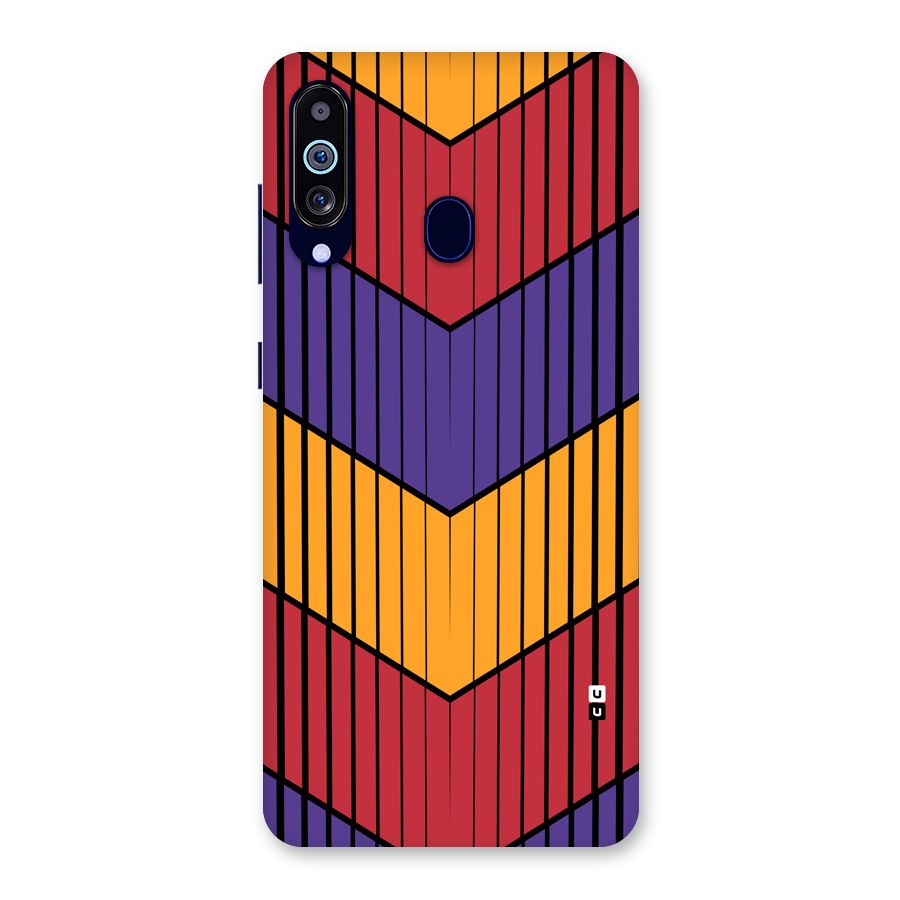 Angular Stripes Back Case for Galaxy M40