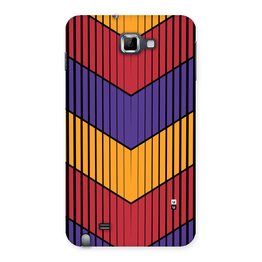 Angular Stripes Back Case for Galaxy Note