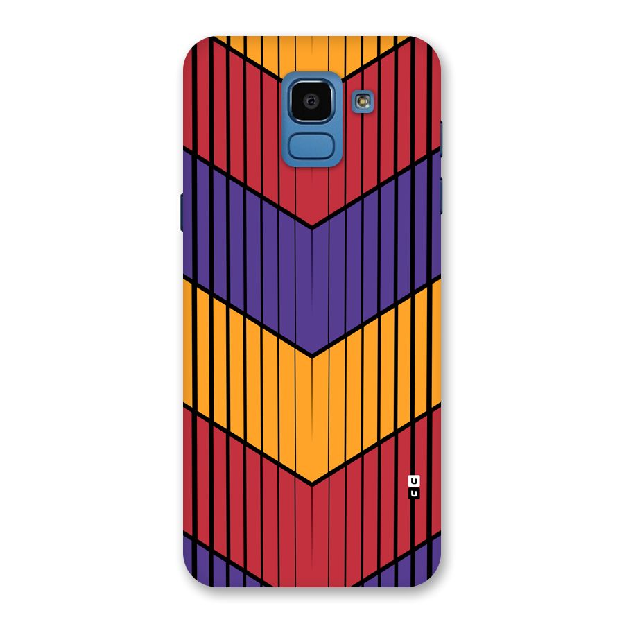 Angular Stripes Back Case for Galaxy On6