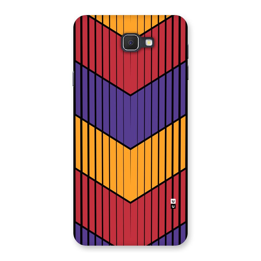 Angular Stripes Back Case for Galaxy On7 2016