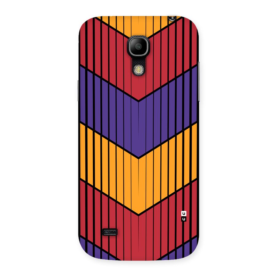Angular Stripes Back Case for Galaxy S4 Mini