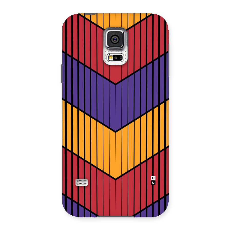 Angular Stripes Back Case for Galaxy S5