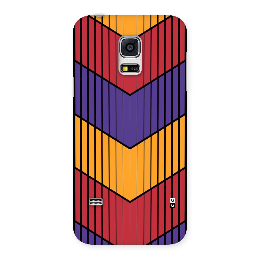 Angular Stripes Back Case for Galaxy S5 Mini