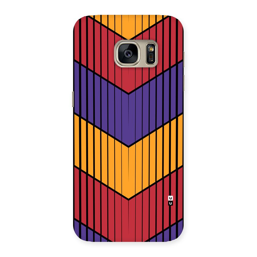 Angular Stripes Back Case for Galaxy S7