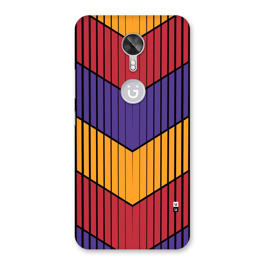 Angular Stripes Back Case for Gionee A1
