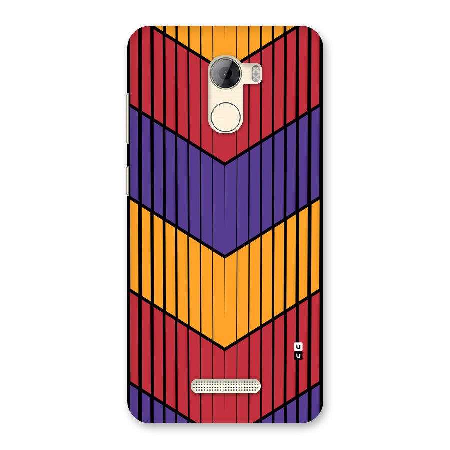 Angular Stripes Back Case for Gionee A1 LIte