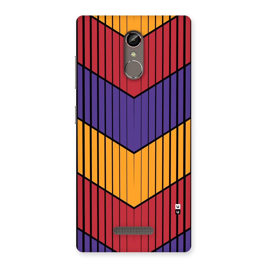 Angular Stripes Back Case for Gionee S6s