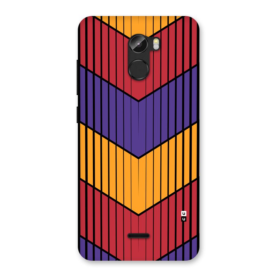Angular Stripes Back Case for Gionee X1
