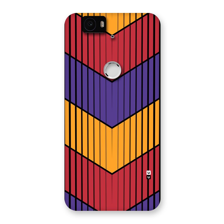 Angular Stripes Back Case for Google Nexus 6P