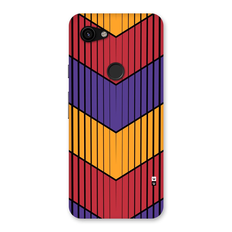 Angular Stripes Back Case for Google Pixel 3a