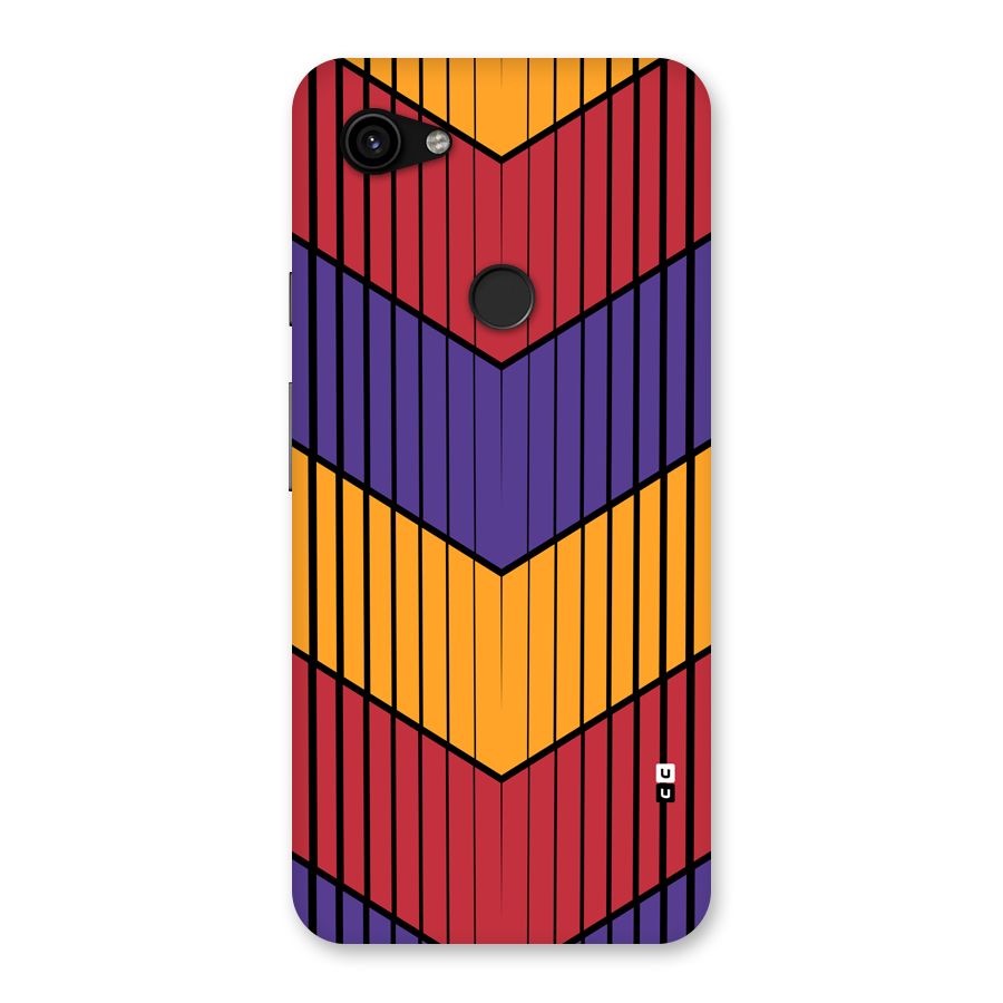 Angular Stripes Back Case for Google Pixel 3a XL