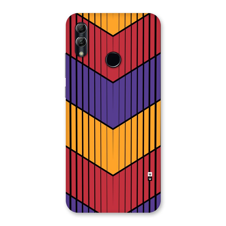 Angular Stripes Back Case for Honor 10 Lite