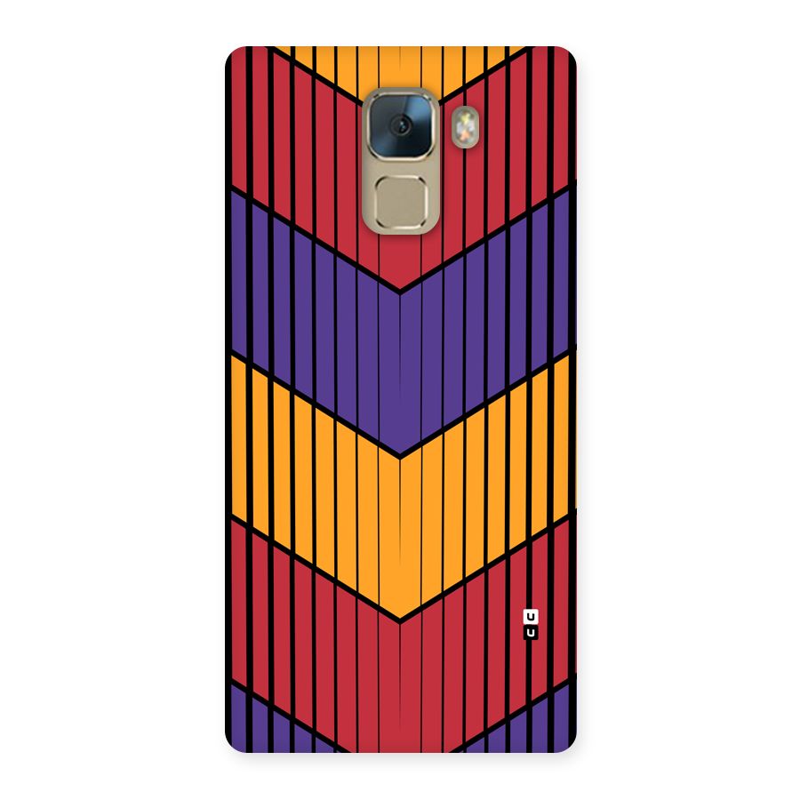 Angular Stripes Back Case for Honor 7