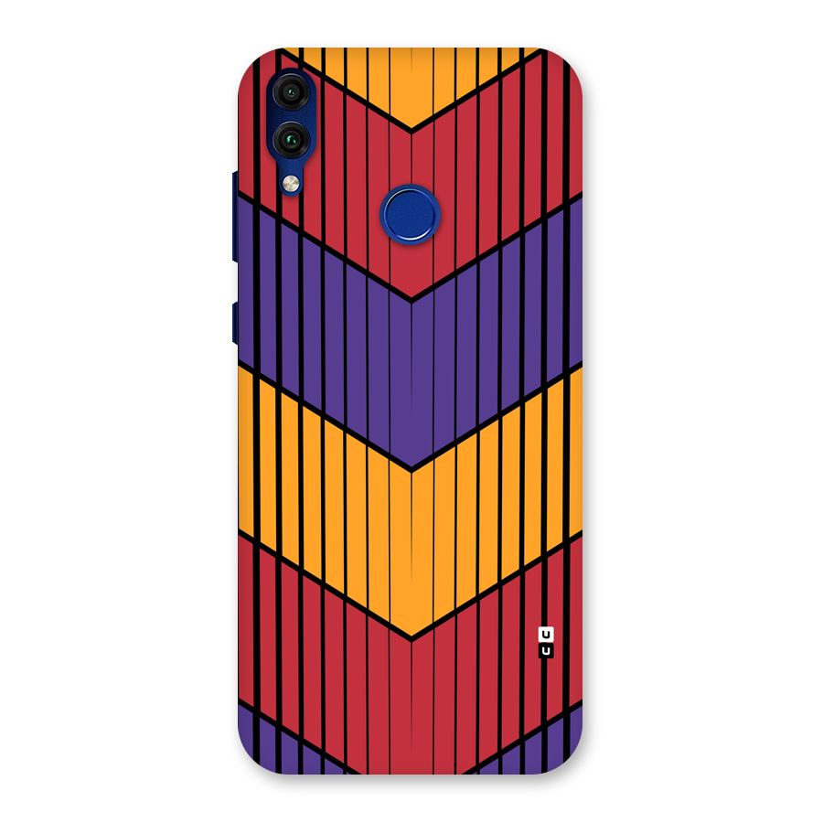 Angular Stripes Back Case for Honor 8C