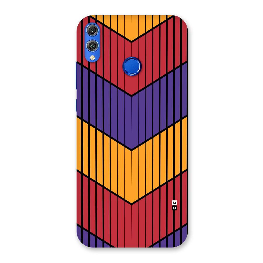 Angular Stripes Back Case for Honor 8X
