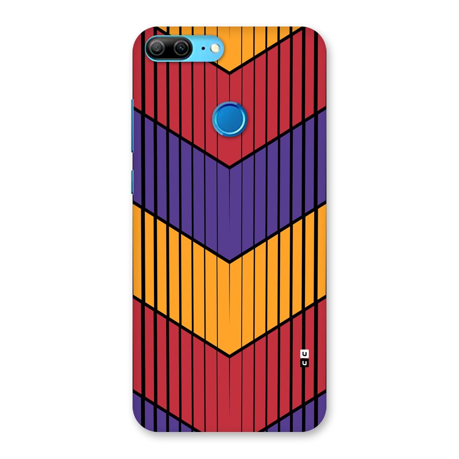 Angular Stripes Back Case for Honor 9 Lite