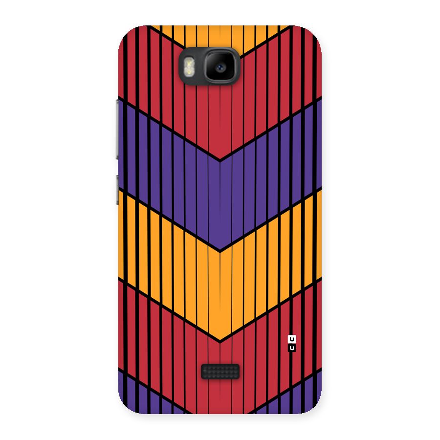 Angular Stripes Back Case for Honor Bee