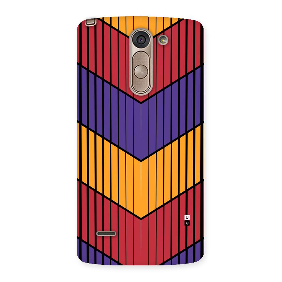 Angular Stripes Back Case for LG G3 Stylus