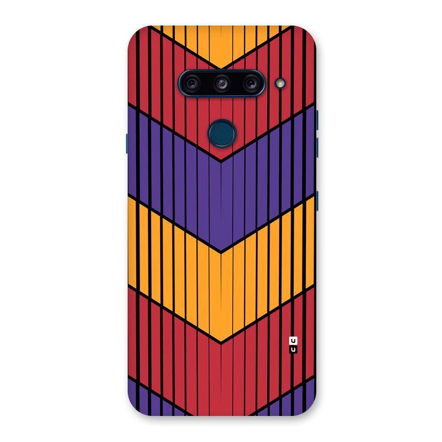 Angular Stripes Back Case for LG  V40 ThinQ