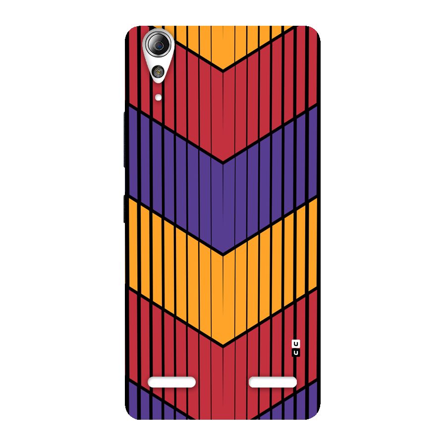 Angular Stripes Back Case for Lenovo A6000 Plus