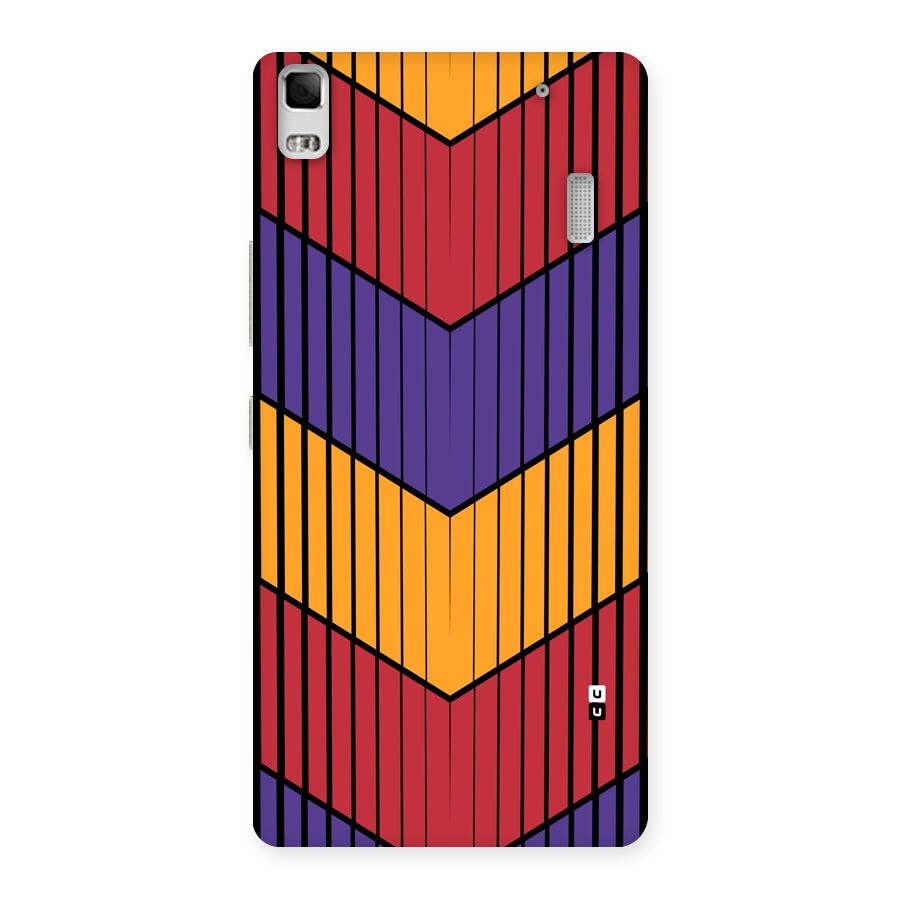 Angular Stripes Back Case for Lenovo K3 Note
