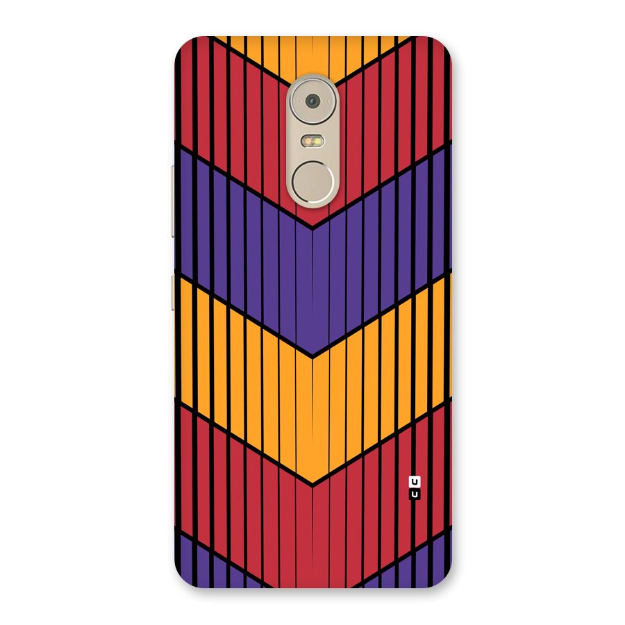 Angular Stripes Back Case for Lenovo K6 Note