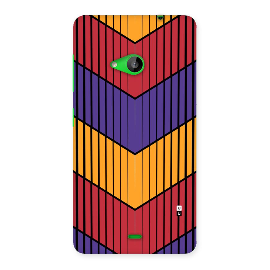 Angular Stripes Back Case for Lumia 535