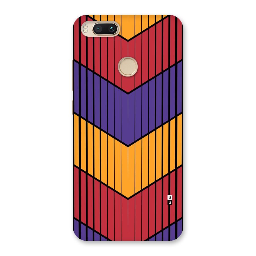 Angular Stripes Back Case for Mi A1