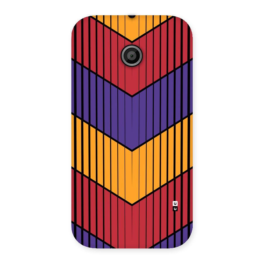Angular Stripes Back Case for Moto E