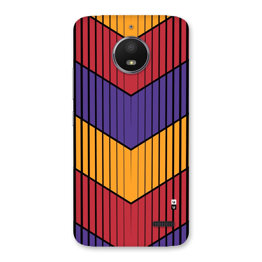 Angular Stripes Back Case for Moto E4