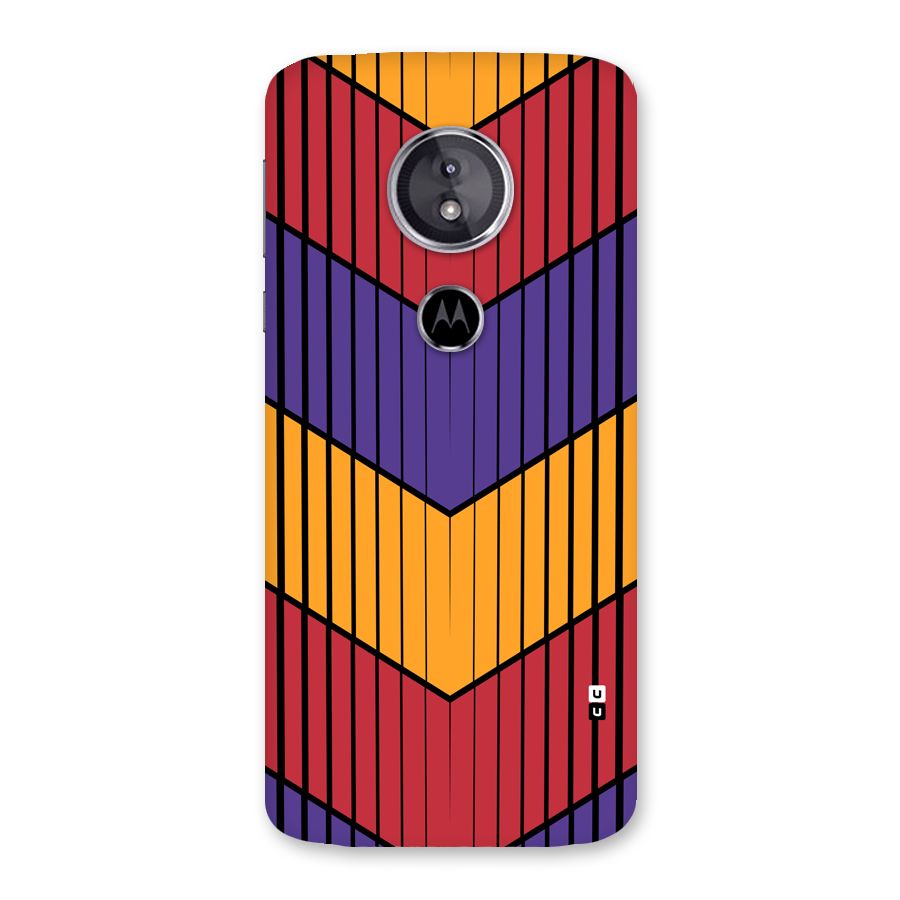 Angular Stripes Back Case for Moto E5