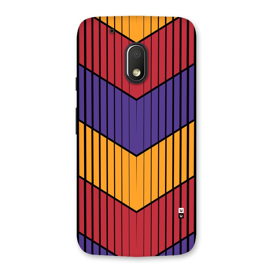 Angular Stripes Back Case for Moto G4 Play