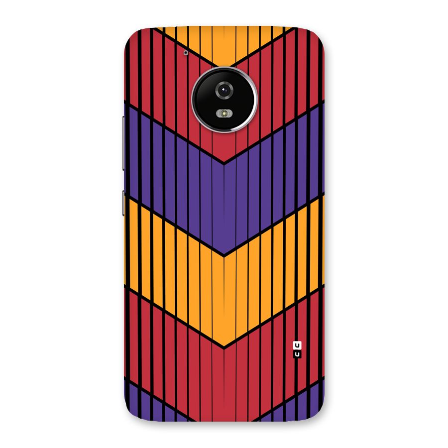 Angular Stripes Back Case for Moto G5