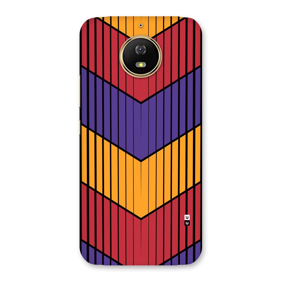 Angular Stripes Back Case for Moto G5s
