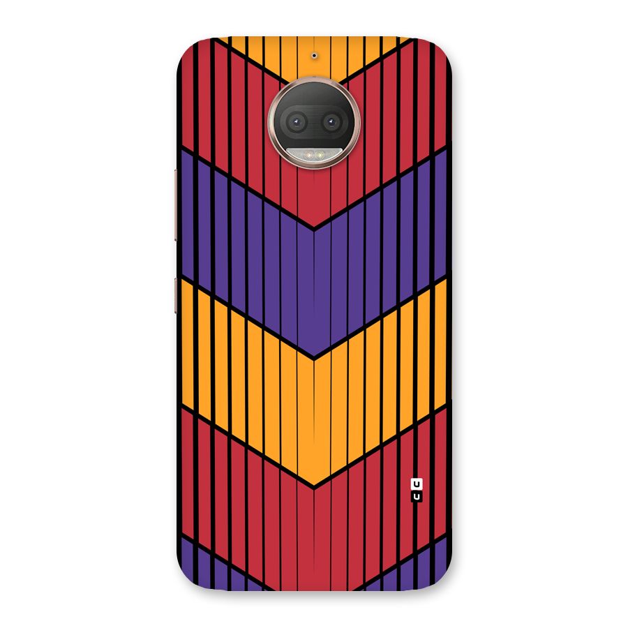 Angular Stripes Back Case for Moto G5s Plus